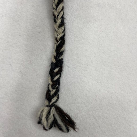 Nepal 100% Wool Fair Isle Knit Fleece Lined Trapper Beanie One Size Warm Chunky - Picture 4 of 8